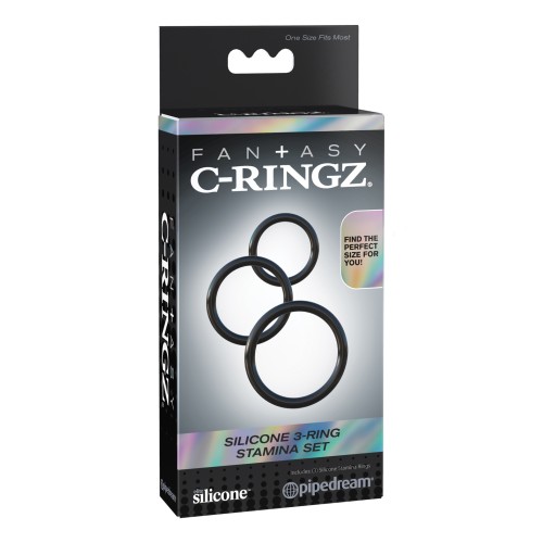 Fantasy C-Ringz Silicone Stamina Set for Beginners