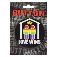 3 Inch Button Men Love Wins