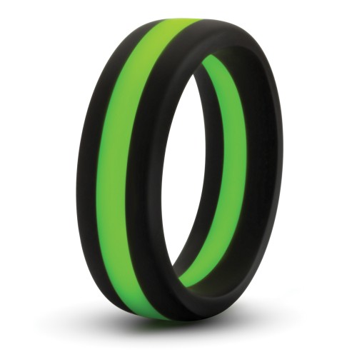 Blush Performance Silicone Cock Ring Black/Green