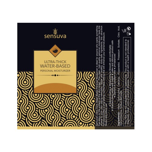 Sensuva Ultra Thick Water Based Personal Moisturizer - 4.23 oz Salted Caramel