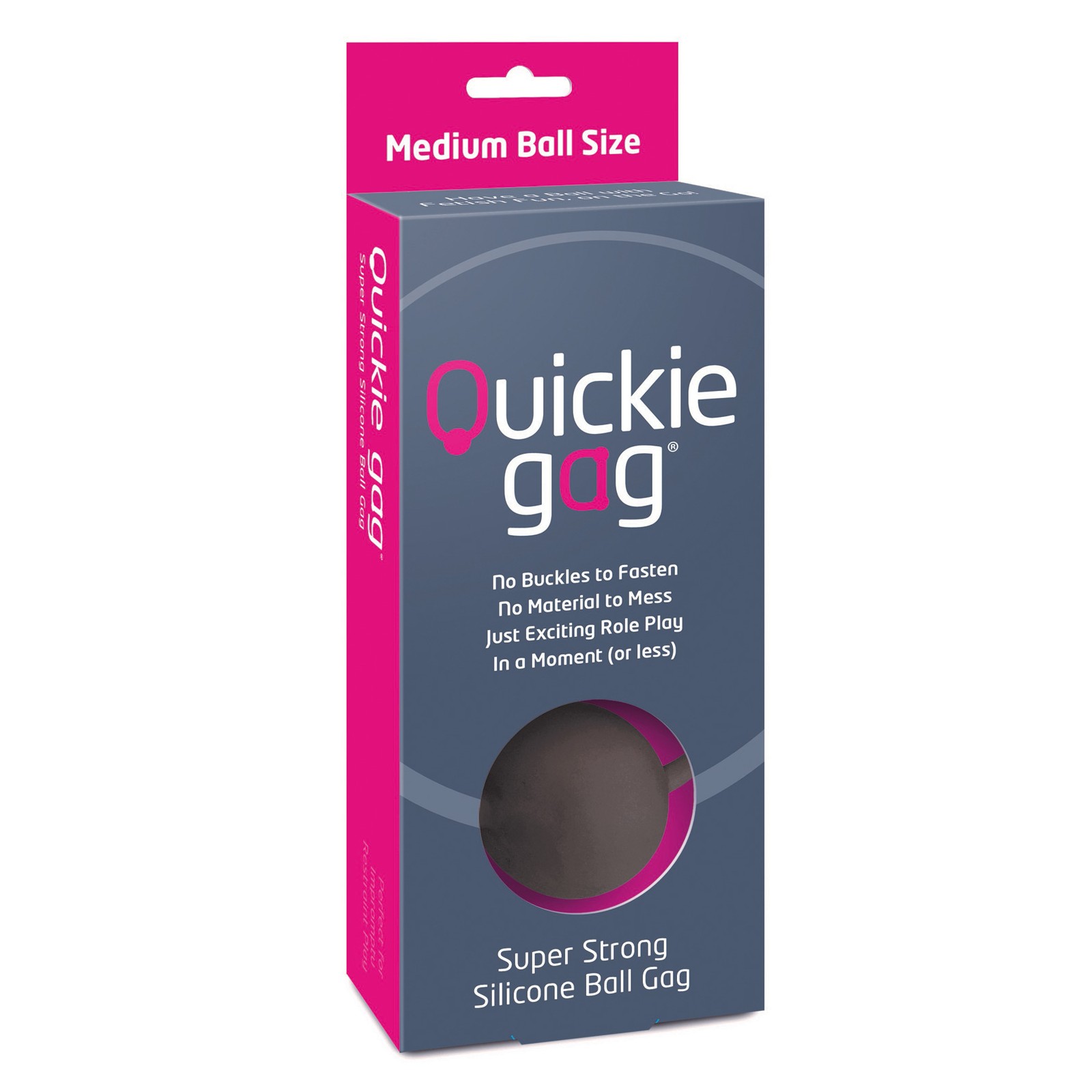 Quickie Ball Gag Medium Black