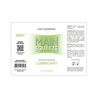 Lubricante a Base de Agua Main Squeeze - 3.4 oz