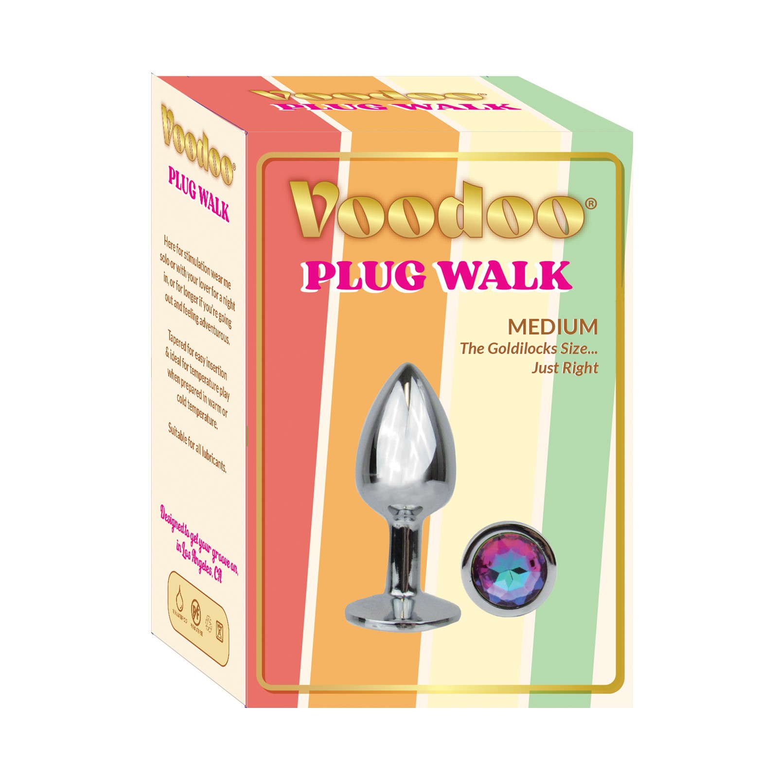 Voodoo Walk Medium Metal Plug | Silver