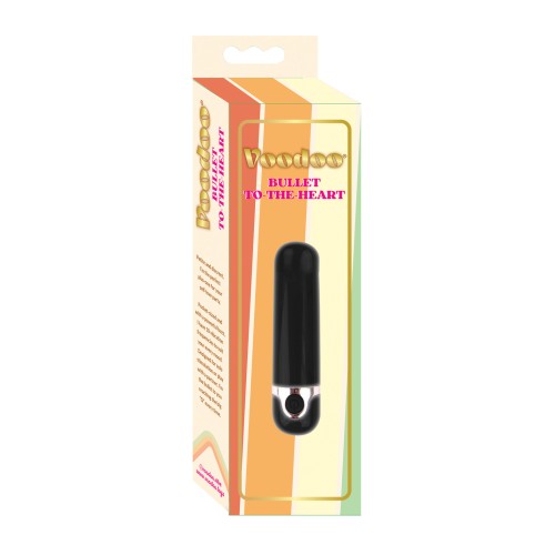 Voodoo Heart Bullet 10X Wireless Black - Powerful Pleasure