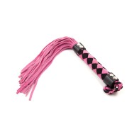 Flogger de Cuero Plesur 15 Pulgadas Rosa