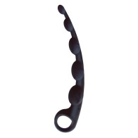 S-Curved Silicone Anal Beads 9 Inch