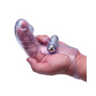 The 9's Vibrofinger Phallic Massager - Purple