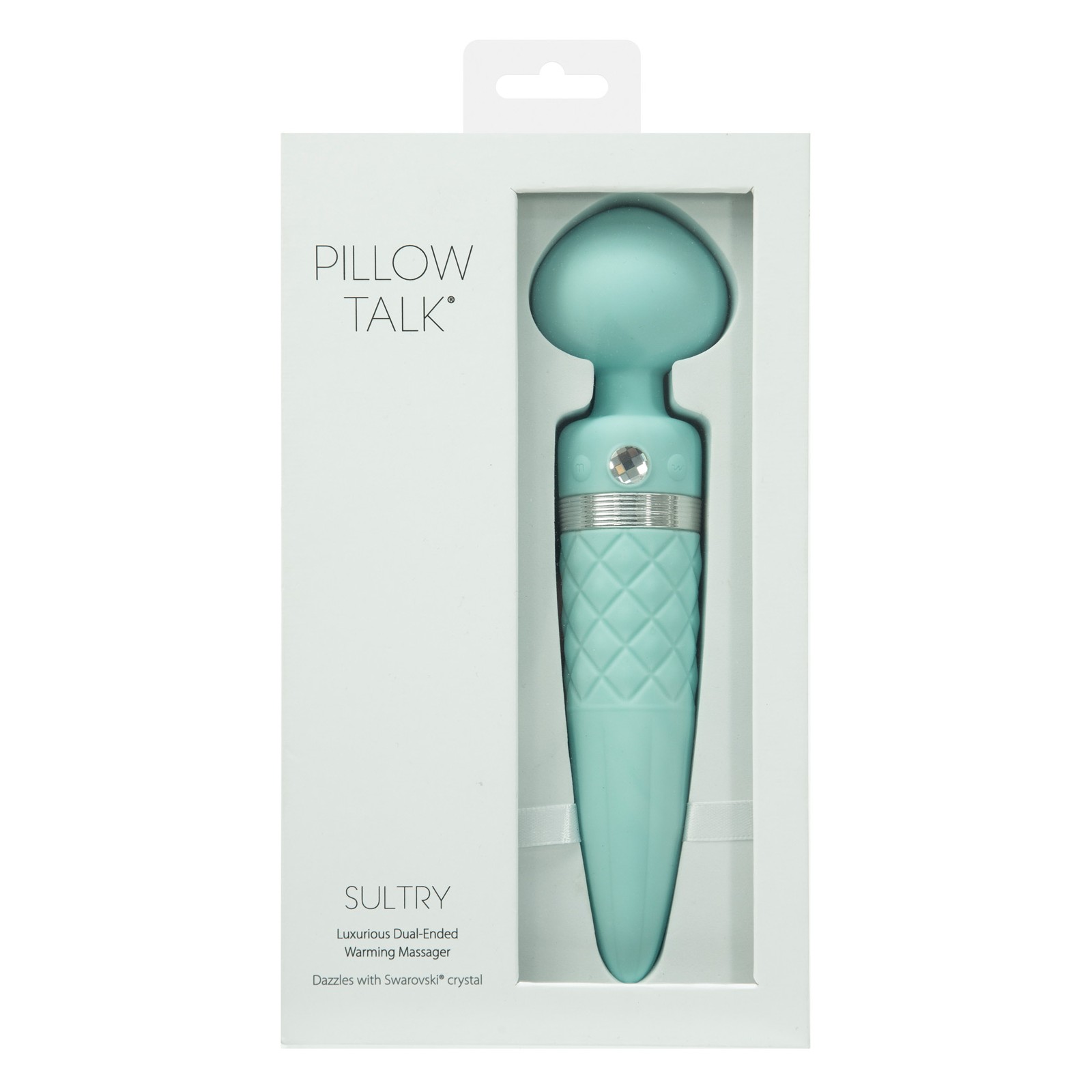 Varita Rotativa Pillow Talk Sultry Verde Azulado