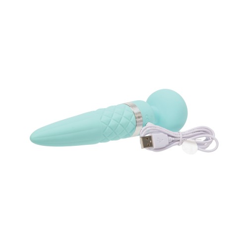 Pillow Talk Sultry Rotating Wand Teal