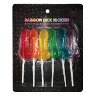 Rainbow Dick Suckers Assorted Flavors Pack