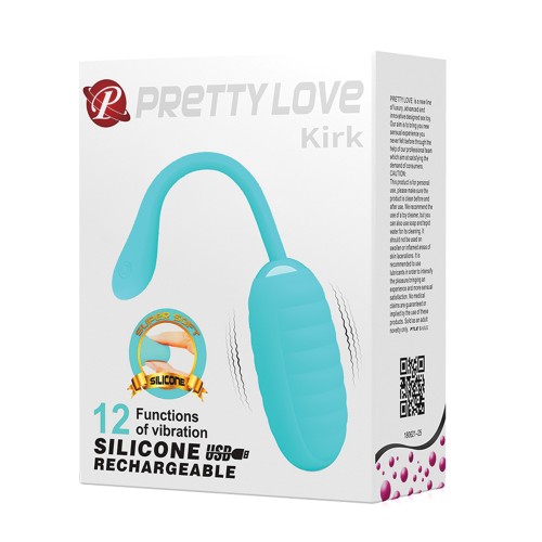 Turquoise Liquid Silicone Remote Egg for On-the-Go Pleasure