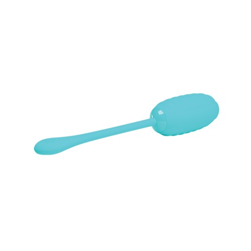 Turquoise Liquid Silicone Remote Egg for On-the-Go Pleasure