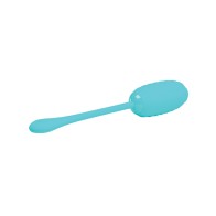 Turquoise Liquid Silicone Remote Egg for On-the-Go Pleasure