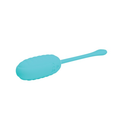 Turquoise Liquid Silicone Remote Egg for On-the-Go Pleasure