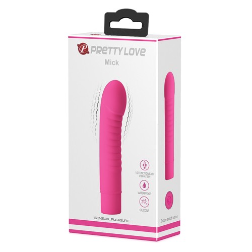 Pretty Love Mick 10 Function Vibrator Fuchsia