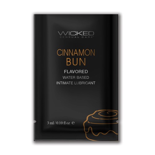 Wicked Aqua Water Based Lubricant Cinnamon Bun