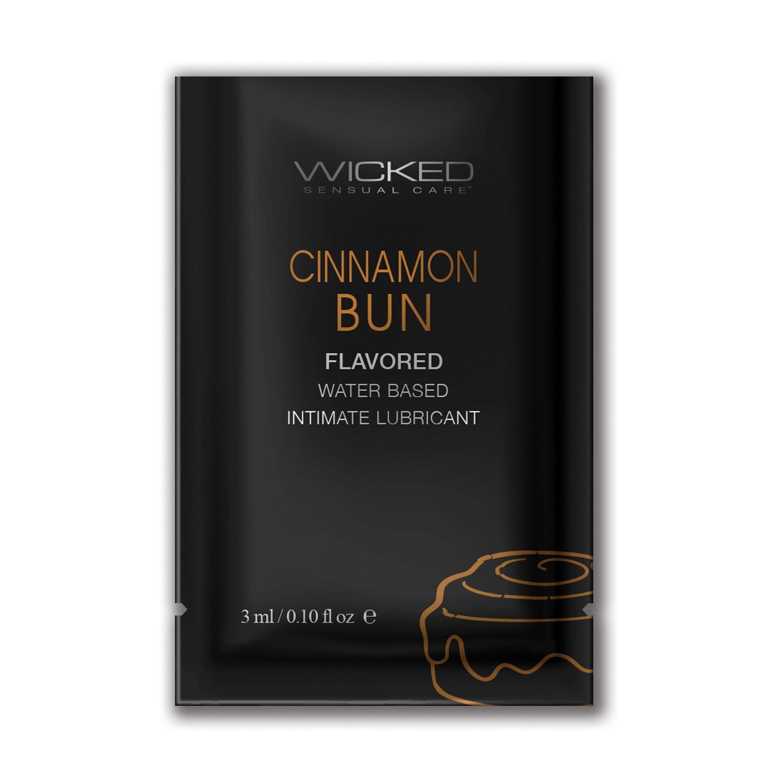 Wicked Aqua Water Based Lubricant Cinnamon Bun