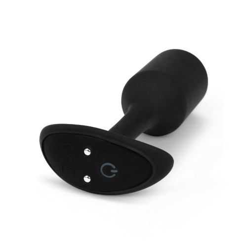 b-Vibe Vibrating Weighted Snug Plug M - 112g Black