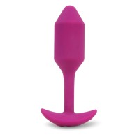 b-Vibe Plug Acogedor Vibrante con Peso M - 112 g Rosa