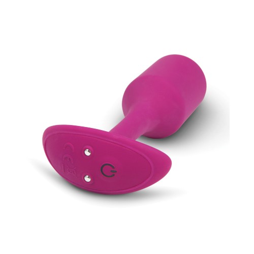 b-Vibe Vibrating Weighted Snug Plug M - 112 g Rose