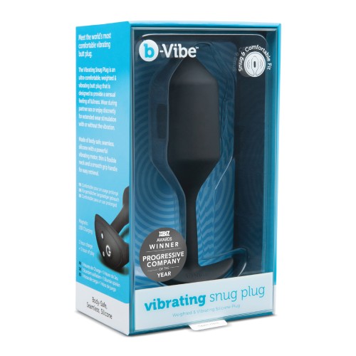 Plug XL Vibrante y Ponderado Snug b-Vibe para Placer