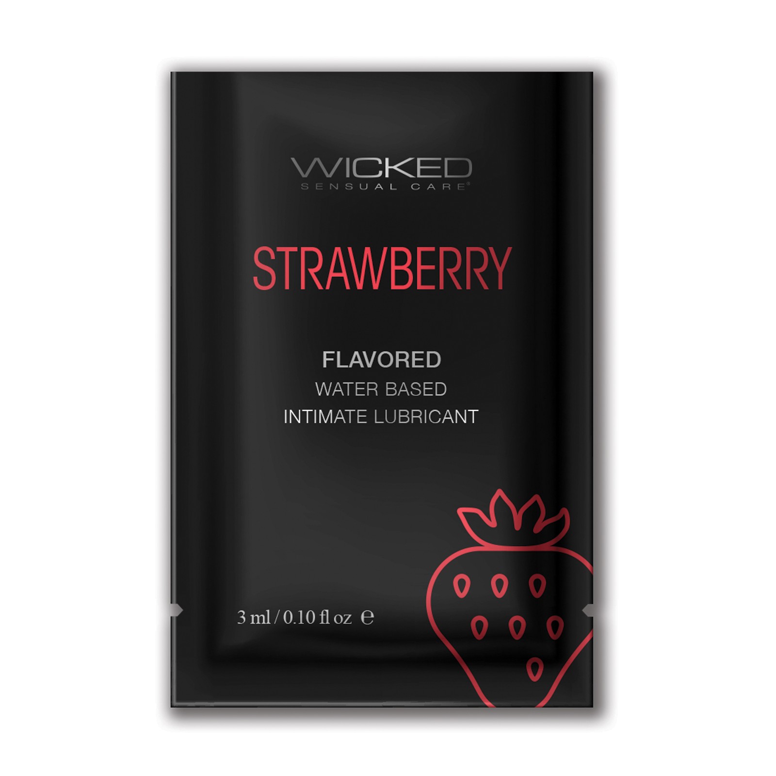 Wicked Sensual Care Strawberry Water Based Lubricant