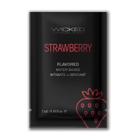 Lubricante a Base de Agua Strawberry Wicked Sensual Care