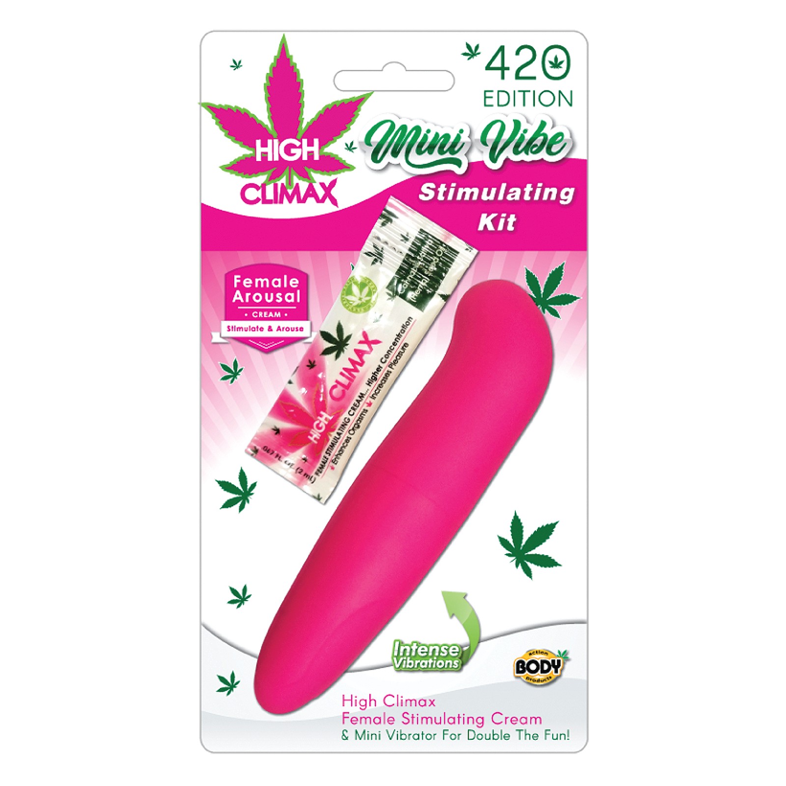 High Climax Mini Vibe Kit with Hemp Seed Oil