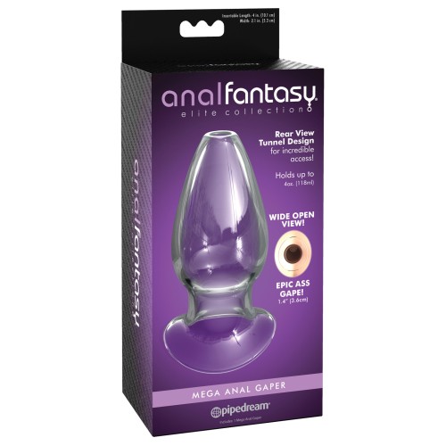 Anal Fantasy Elite Mega Glass Gaper - Ultimate Pleasure