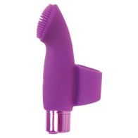 Masajeador de Dedo Rechargeable Naughty Nubbies - Morado