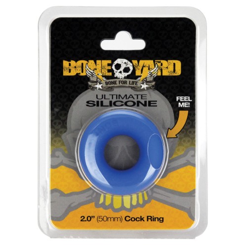 Boneyard Ultimate Silicone Cock Ring Blue