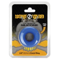 Boneyard Ultimate Silicone Cock Ring Blue