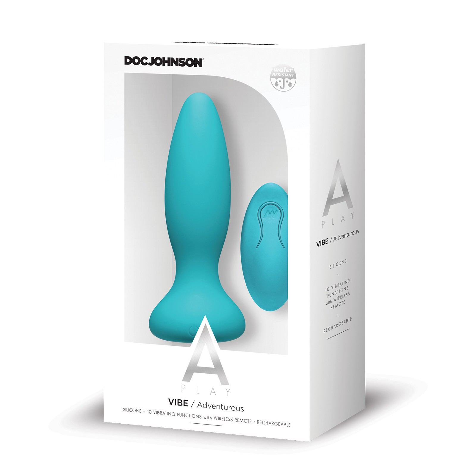 A Play Rechargeable Anal Plug with Remote Control