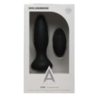 A Play Rechargeable Silicone Anal Plug with Remote - Ultimate Pleasure