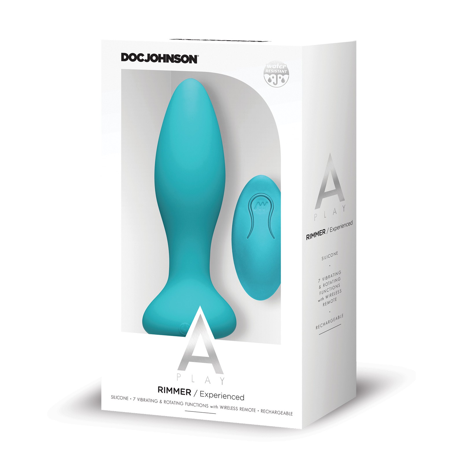 A Play Rimmer Rechargeable Anal Plug - Remote Controlled Fun