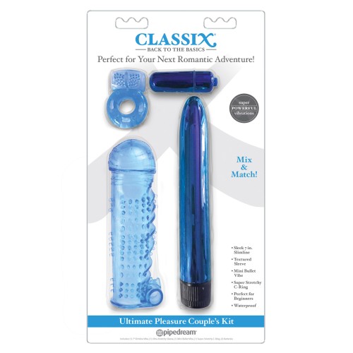 Kit de Placer Clásico para Parejas Azul