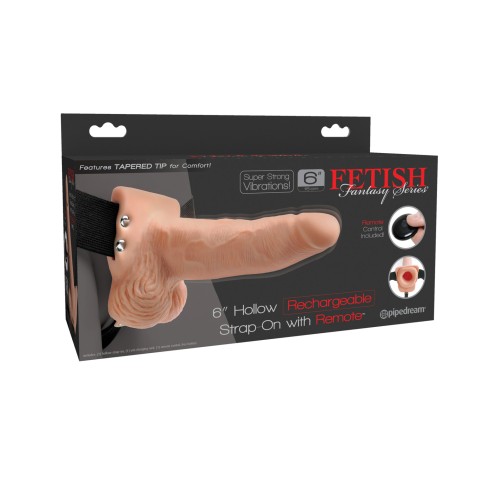 Fetish Fantasy 7.5 Hollow Rechargeable Strap-On