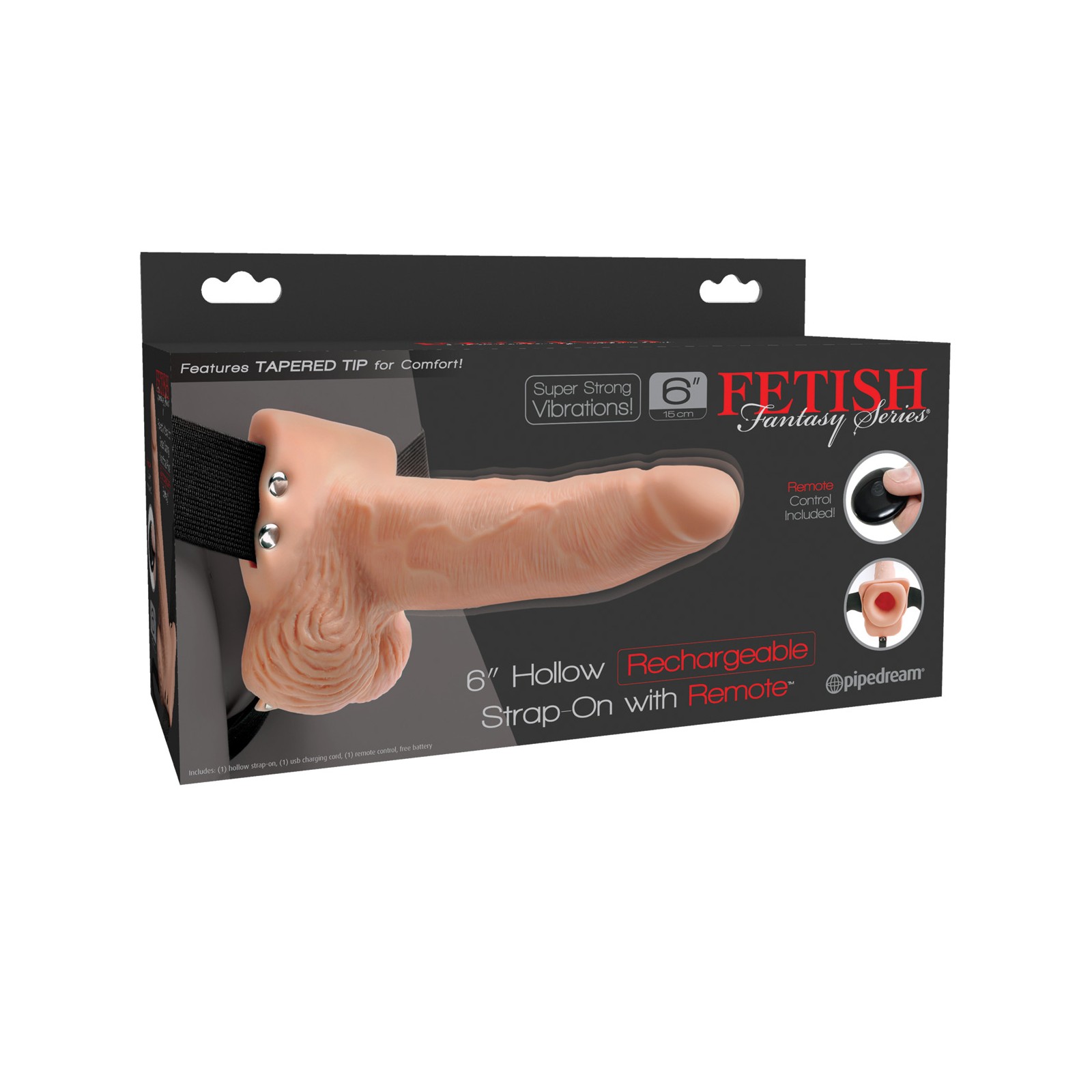 Fetish Fantasy 7.5 Hollow Rechargeable Strap-On