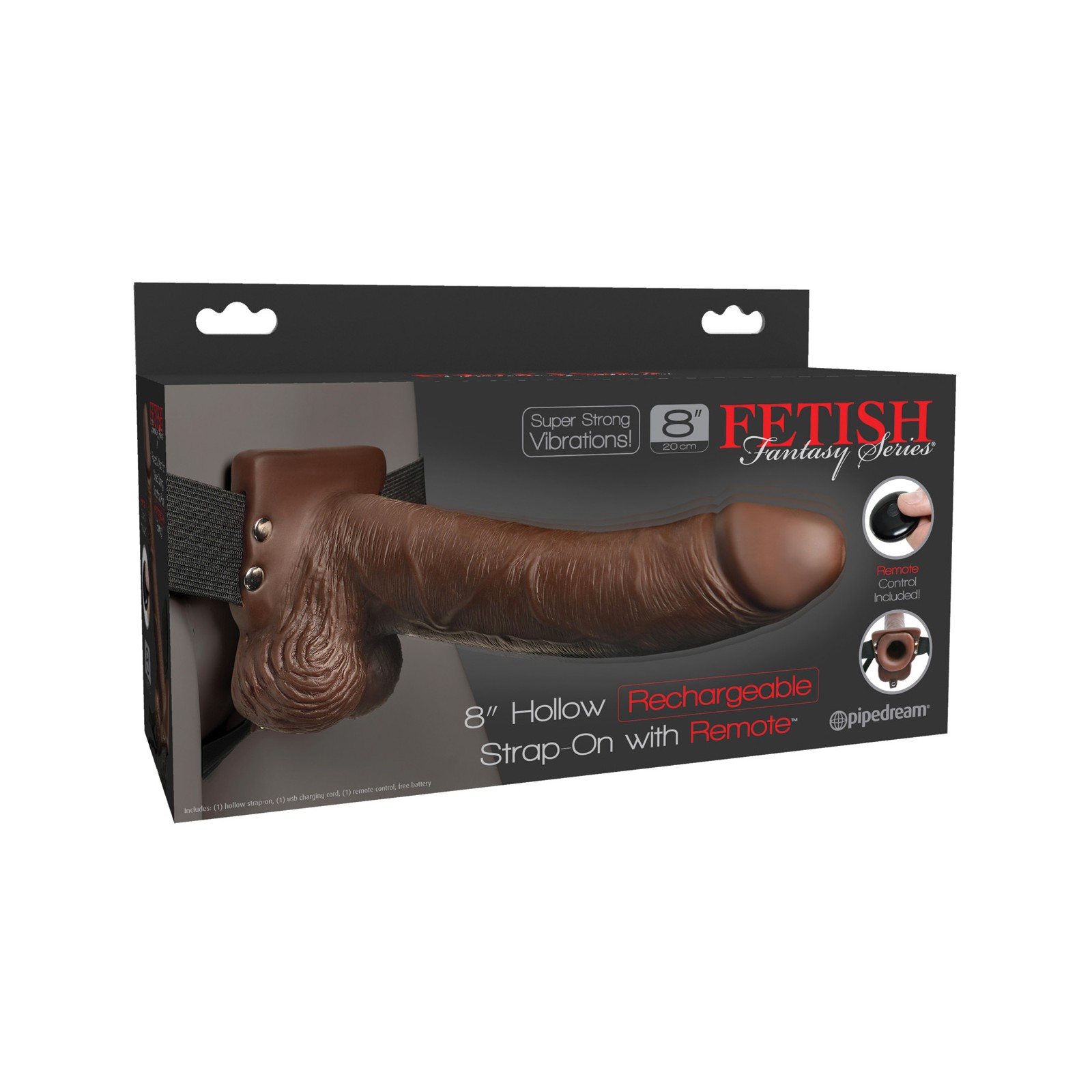 Fetish Fantasy Series 8" Strap On Hueco