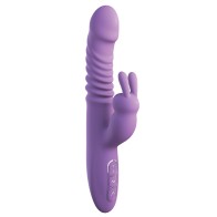 Ultimate Thrusting Silicone Rabbit Purple