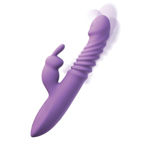 Ultimate Thrusting Silicone Rabbit Purple