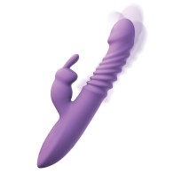 Ultimate Thrusting Silicone Rabbit Purple