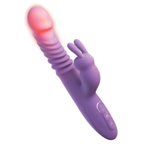 Ultimate Thrusting Silicone Rabbit Purple