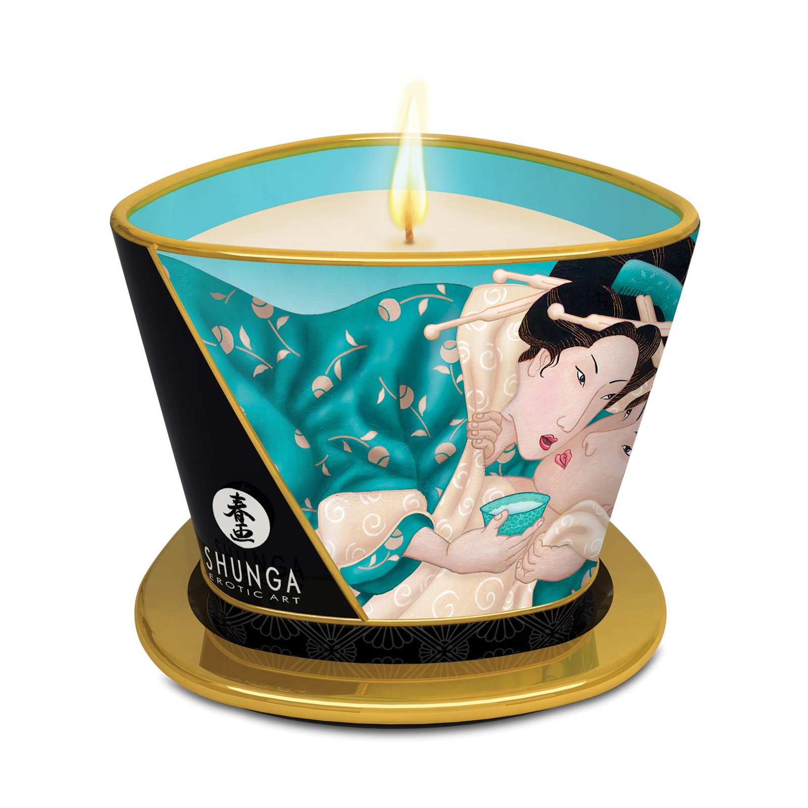 Shunga Massage Candle Island Blossoms 5.7 oz