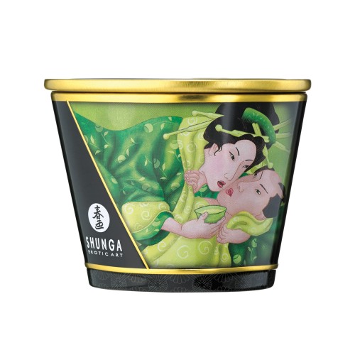 Shunga Zenitude Massage Candle Exotic Green Tea