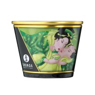 Shunga Zenitude Massage Candle Exotic Green Tea