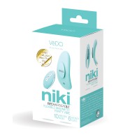 VeDO Niki Rechargeable Panty Vibe - Tease Me Turquoise