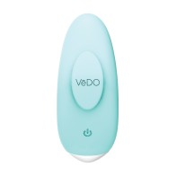 VeDO Niki Rechargeable Panty Vibe - Tease Me Turquoise