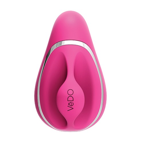 VeDO Suki Rechargeable Vibrating Sucker - Foxy Pink