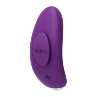 VeDO Niki Vibrador de Cachetero Recargable - Púrpura Profundo